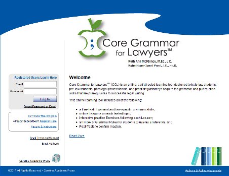 Core Grammar for Lawyers V2.0